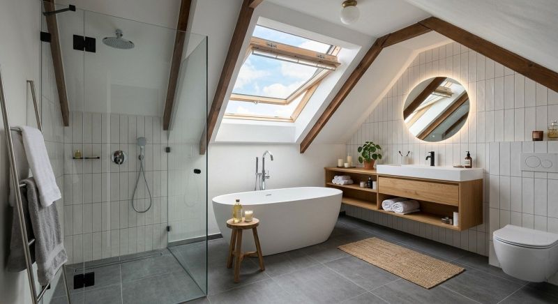 Attic Bathroom Remodeling in Gambrills, MD