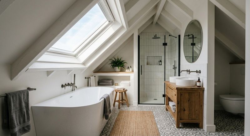 Attic Bathroom Remodeling in Gambrills, MD