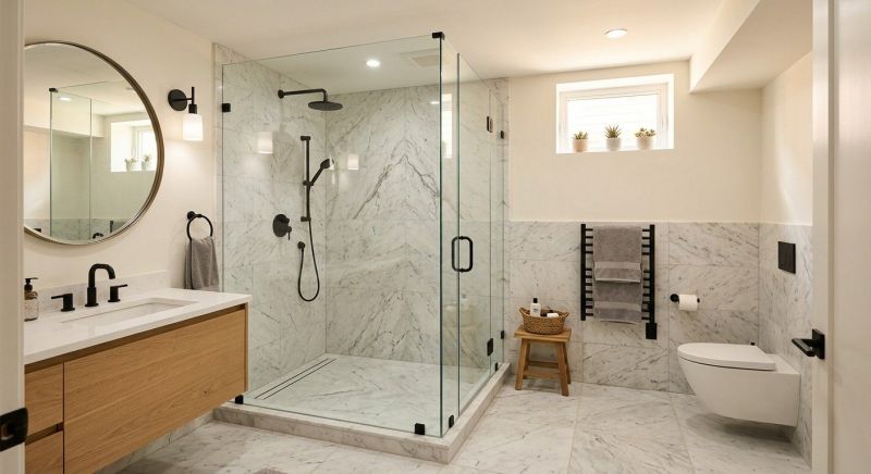 Basement Bathroom Remodeling in Gambrills, MD